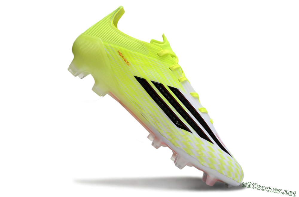 Men's Adidas F50 Elite FG Football Boots - Yellow/Black/Red 4