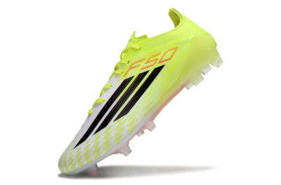 Men's Adidas F50 Elite FG Football Boots - Yellow/Black/Red