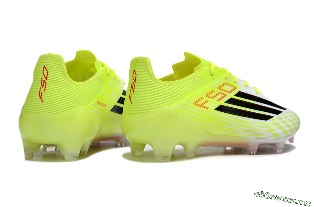 Men's Adidas F50 Elite FG Football Boots - Yellow/Black/Red 6