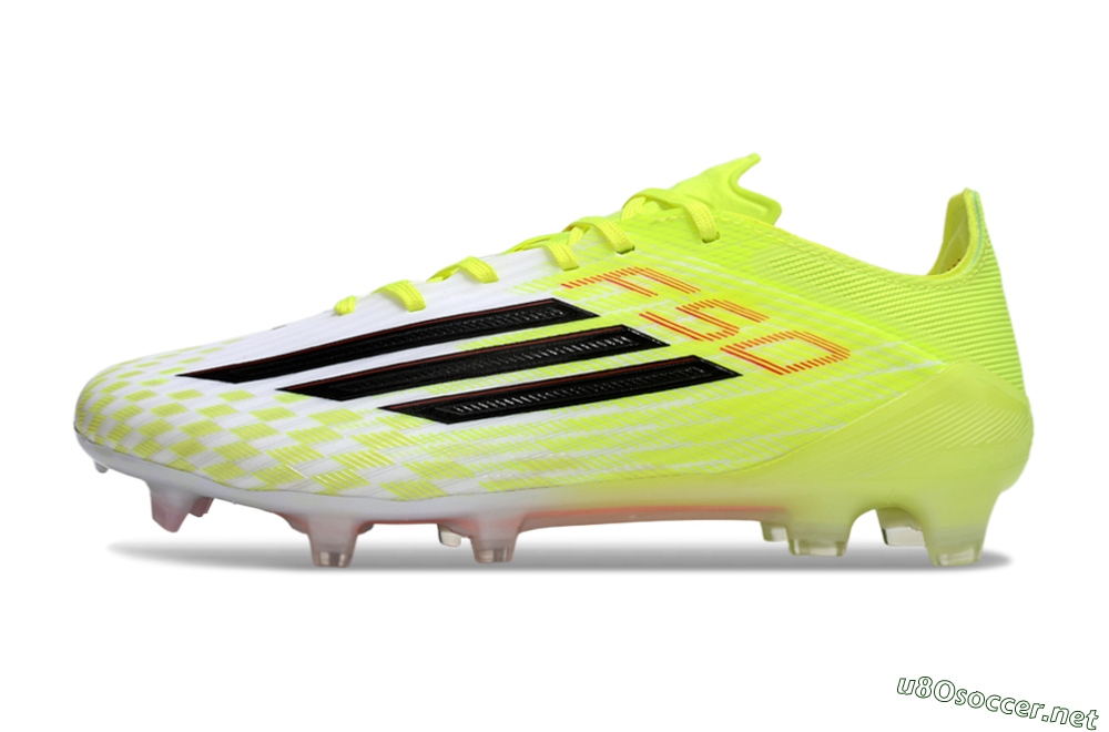 Men's Adidas F50 Elite FG Football Boots - Yellow/Black/Red 0
