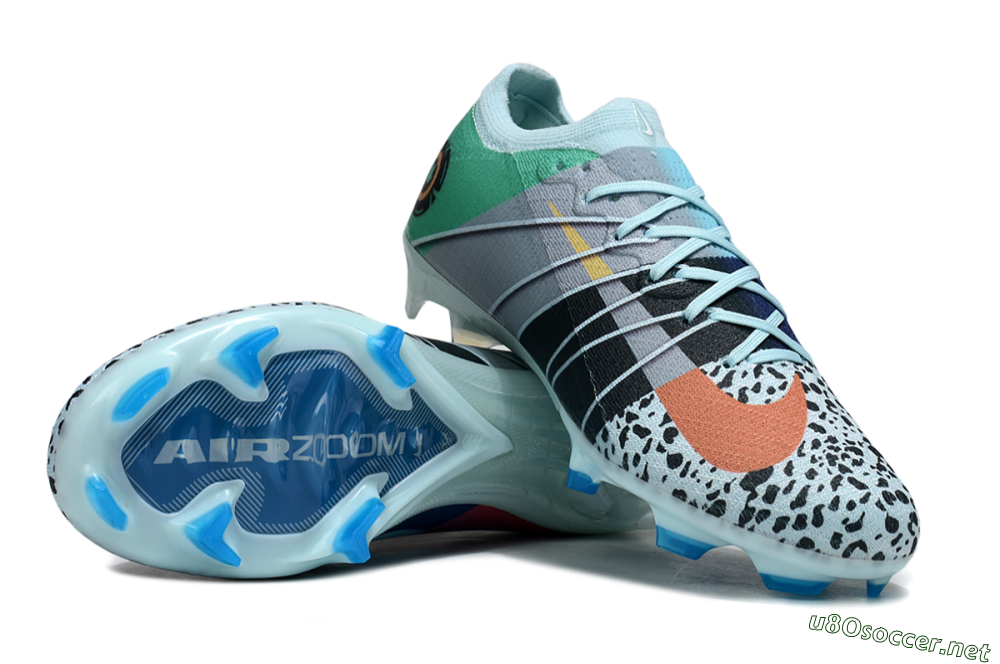 Men's Nike Air Zoom Mercurial Vapor 16 Elite FG Football Boots - Jade/Blue/Green 1