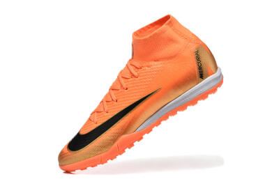 Men's Nike Air Zoom Mercurial Superfly 10 Elite TF Football Shoes - Red/Black/Gold