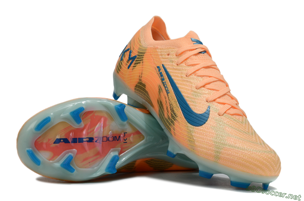 Unisex Nike Air Zoom Mercurial Vapor 16 Elite FG Football Boots - Pink/Blue/Yellow 1