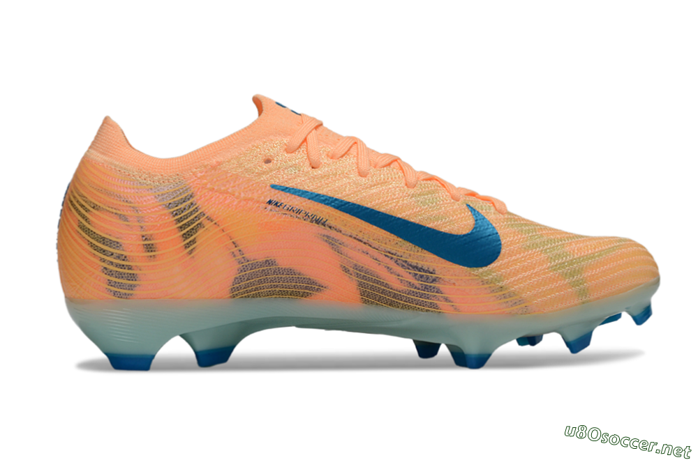 Unisex Nike Air Zoom Mercurial Vapor 16 Elite FG Football Boots - Pink/Blue/Yellow 5