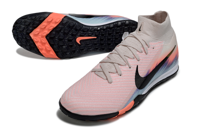 Unisex Nike Air Zoom Mercurial Superfly 10 Elite TF Football Shoes - Pink/Black/Gold