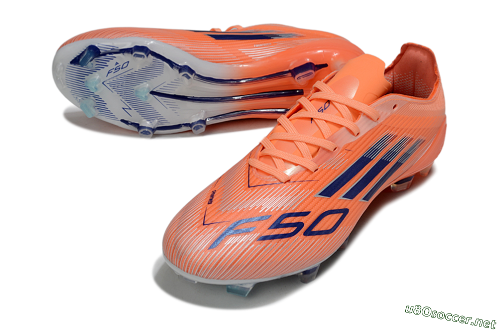 Unisex Adidas F50 Elite FG Football Boots - Red/Blue/Silver 3