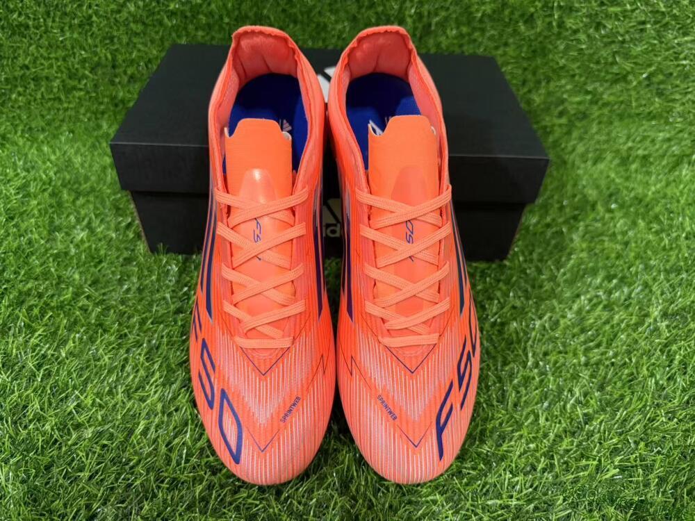 Unisex Adidas F50 Elite FG Football Boots - Red/Blue/Silver