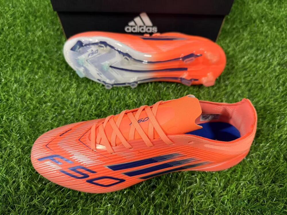 Unisex Adidas F50 Elite FG Football Boots - Red/Blue/Silver