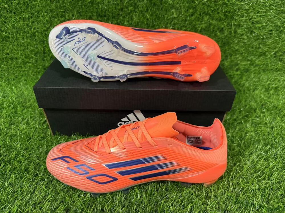 Unisex Adidas F50 Elite FG Football Boots - Red/Blue/Silver