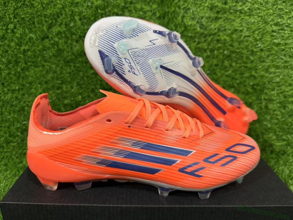 Unisex Adidas F50 Elite FG Football Boots - Red/Blue/Silver