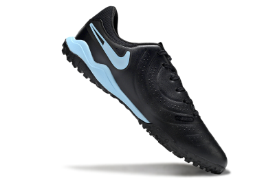 Men's Nike Tiempo Legend 10 Academy TF Football Shoes - Black/Jade