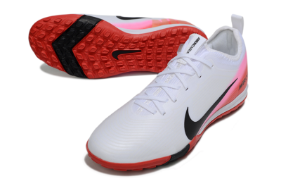 Unisex Nike Air Zoom Mercurial Vapor 16 Pro TF Football Shoes - White/Black/Red