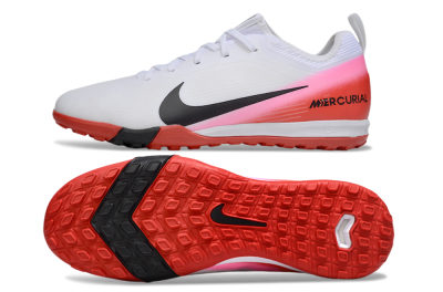 Unisex Nike Air Zoom Mercurial Vapor 16 Pro TF Football Shoes - White/Black/Red