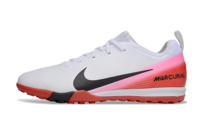 Unisex Nike Air Zoom Mercurial Vapor 16 Pro TF Football Shoes - White/Black/Red