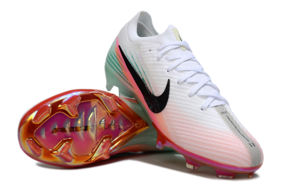 Unisex Nike Air Zoom Mercurial Vapor 16 Elite FG Football Boots - White/Black/Pink