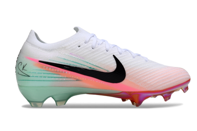 Unisex Nike Air Zoom Mercurial Vapor 16 Elite FG Football Boots - White/Black/Pink
