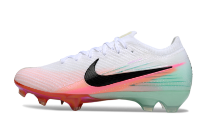 Unisex Nike Air Zoom Mercurial Vapor 16 Elite FG Football Boots - White/Black/Pink