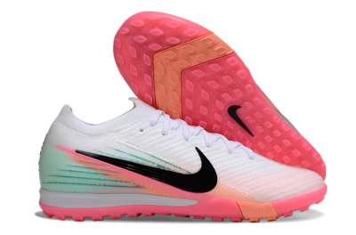 Unisex Nike Air Zoom Mercurial Vapor 16 Elite TF Football Shoes - White/Black/Pink