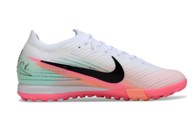Unisex Nike Air Zoom Mercurial Vapor 16 Elite TF Football Shoes - White/Black/Pink
