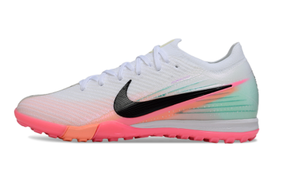 Unisex Nike Air Zoom Mercurial Vapor 16 Elite TF Football Shoes - White/Black/Pink