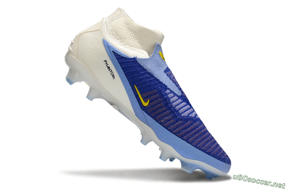 Unisex Nike Phantom 6 Elite FG Football Boots - Blue/White/Black 5