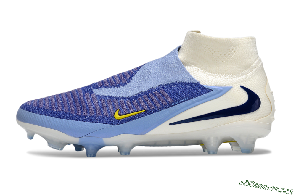 Unisex Nike Phantom 6 Elite FG Football Boots - Blue/White/Black 0