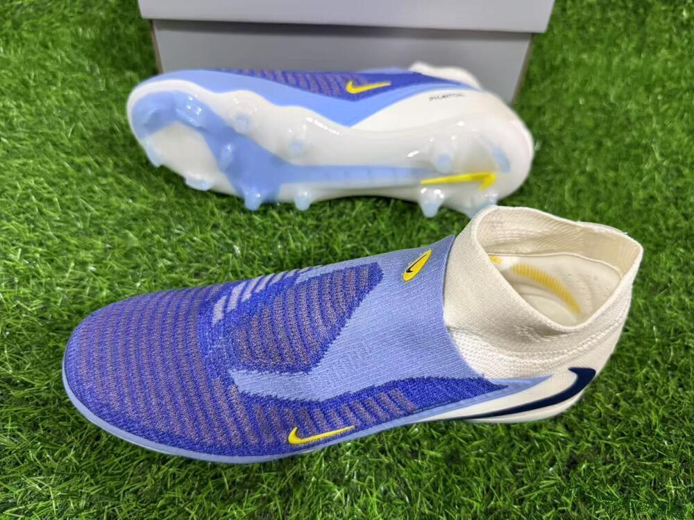 Unisex Nike Phantom 6 Elite FG Football Boots - Blue/White/Black