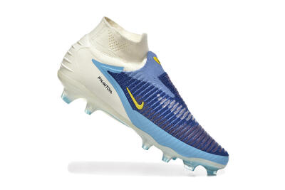 Men's Nike Phantom 6 Elite FG Football Boots - Blue/White/Black