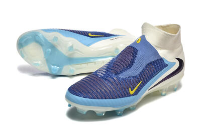 Men's Nike Phantom 6 Elite FG Football Boots - Blue/White/Black