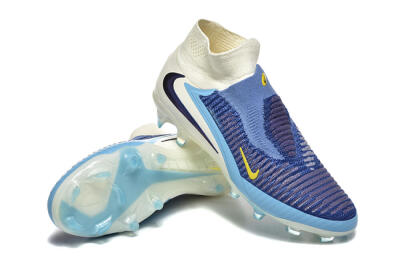 Men's Nike Phantom 6 Elite FG Football Boots - Blue/White/Black