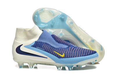 Men's Nike Phantom 6 Elite FG Football Boots - Blue/White/Black