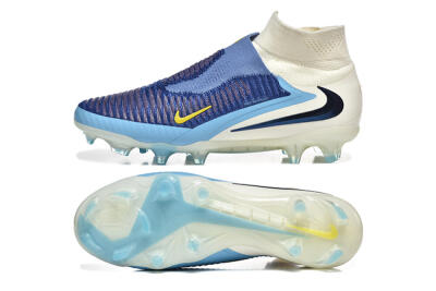 Men's Nike Phantom 6 Elite FG Football Boots - Blue/White/Black