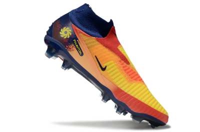 Unisex Nike Phantom 6 Elite FG Football Boots - Red/Yellow/Blue