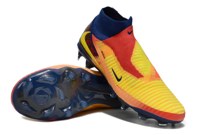 Unisex Nike Phantom 6 Elite FG Football Boots - Red/Yellow/Blue