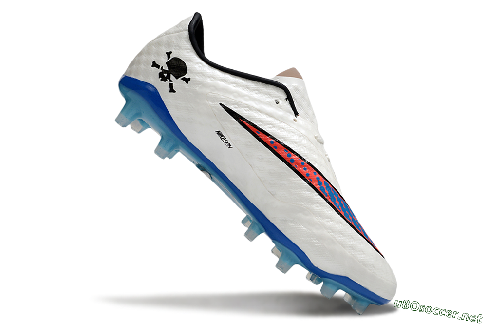 Men's Nike Hypervenom Phantom FG Football Boots - White/Red/Blue 4
