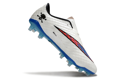 Men's Nike Hypervenom Phantom FG Football Boots - White/Red/Blue