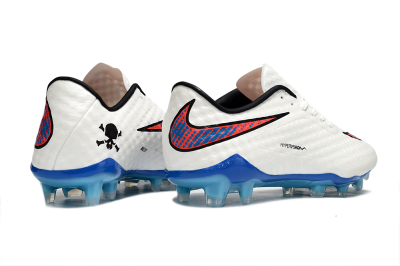 Men's Nike Hypervenom Phantom FG Football Boots - White/Red/Blue