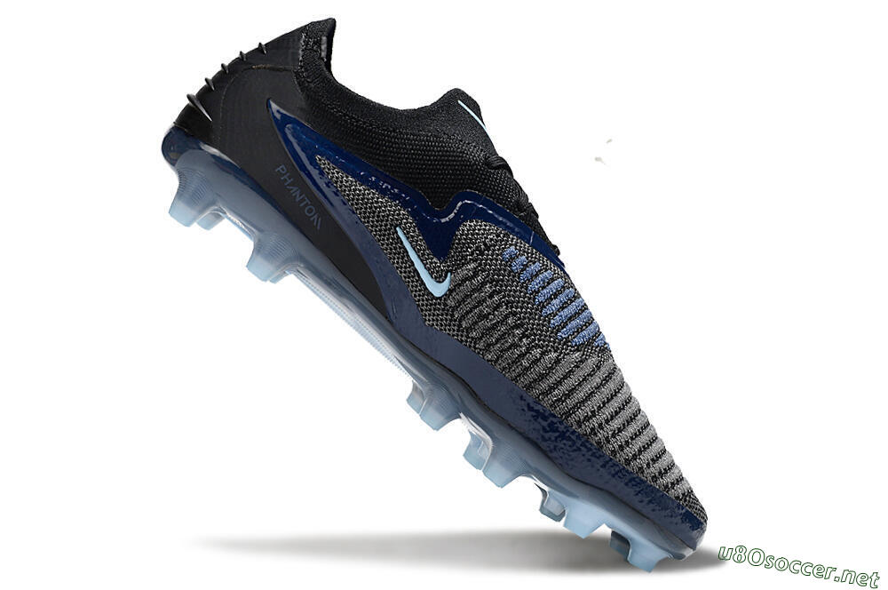 Unisex Nike Phantom 6 Elite Low FG Football Boots - Black/Jade 4