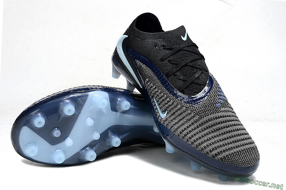 Unisex Nike Phantom 6 Elite Low FG Football Boots - Black/Jade 3