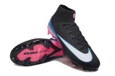 Men's Nike Air Zoom Mercurial Superfly 10 Elite SG Football Boots - Black/White/Pink