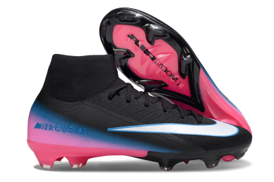 Men's Nike Air Zoom Mercurial Superfly 10 Elite SG Football Boots - Black/White/Pink