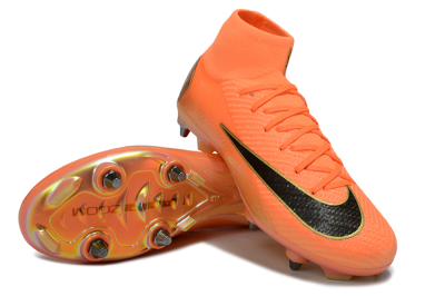 Men's Nike Air Zoom Mercurial Superfly 10 Elite SG Football Boots - Red/Black/Gold