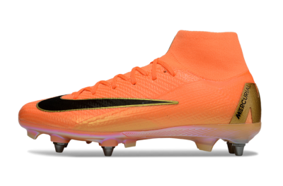 Men's Nike Air Zoom Mercurial Superfly 10 Elite SG Football Boots - Red/Black/Gold