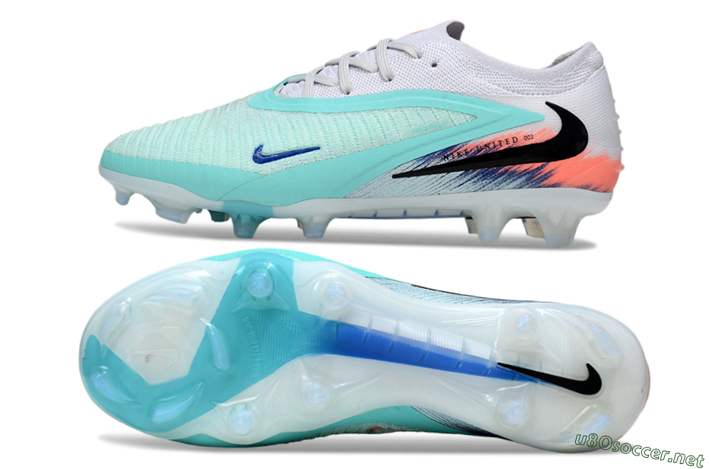 Unisex Nike Phantom 6 Elite Low FG Football Boots - Jade/Black/White 1