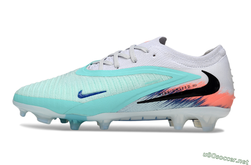 Unisex Nike Phantom 6 Elite Low FG Football Boots - Jade/Black/White 0
