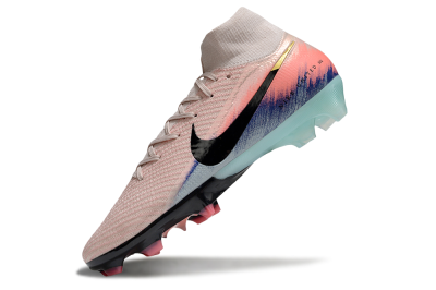 Unisex Nike Air Zoom Mercurial Superfly 10 Elite FG Football Boots - Pink/Black/Gold