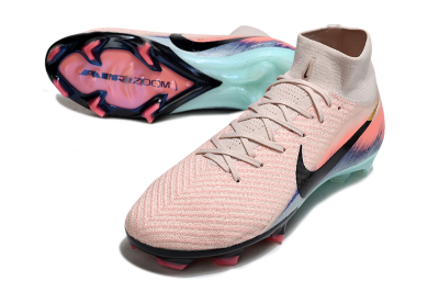 Unisex Nike Air Zoom Mercurial Superfly 10 Elite FG Football Boots - Pink/Black/Gold