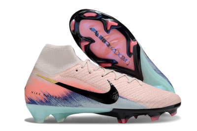 Unisex Nike Air Zoom Mercurial Superfly 10 Elite FG Football Boots - Pink/Black/Gold