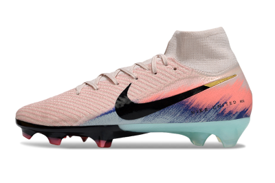 Unisex Nike Air Zoom Mercurial Superfly 10 Elite FG Football Boots - Pink/Black/Gold