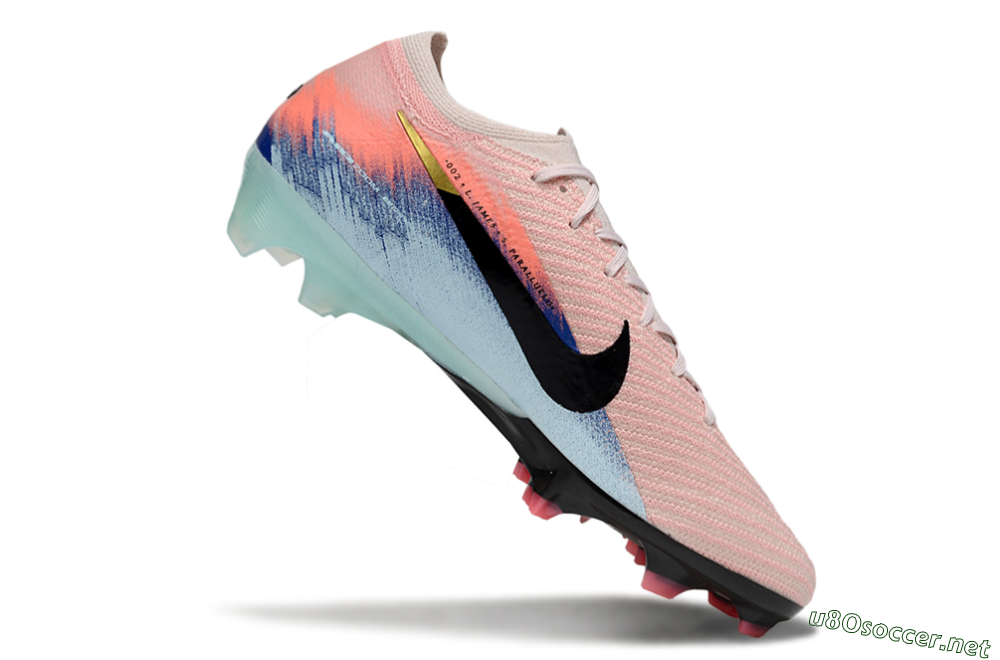 Unisex Nike Air Zoom Mercurial Vapor 16 Elite FG Football Boots - Pink/Black/Jade 4